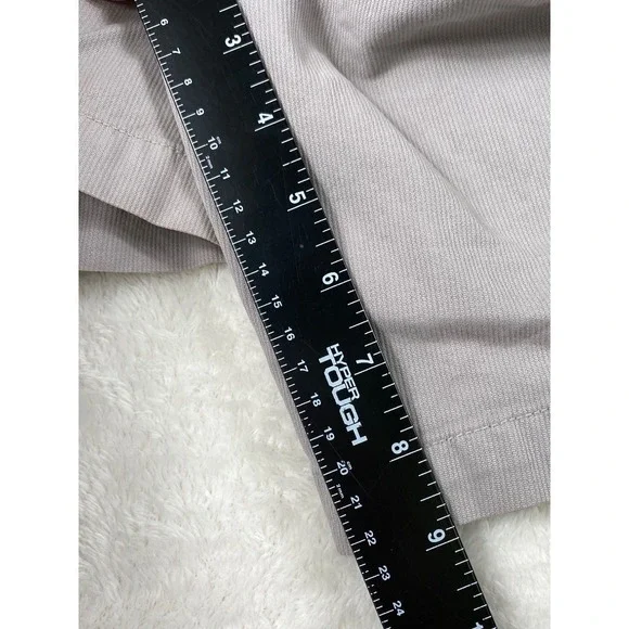 Orvis Pima Cotton Shorts Elastic Waist Casual Comfort Fit Gray Size 32 - Picture 8 of 8